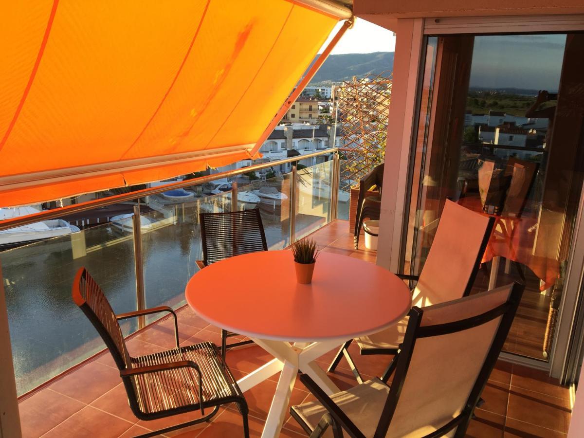 Vue Panoramique Sur La Mediterrannee, Appartement Sur Canal & Proche Plage Roses Bagian luar foto