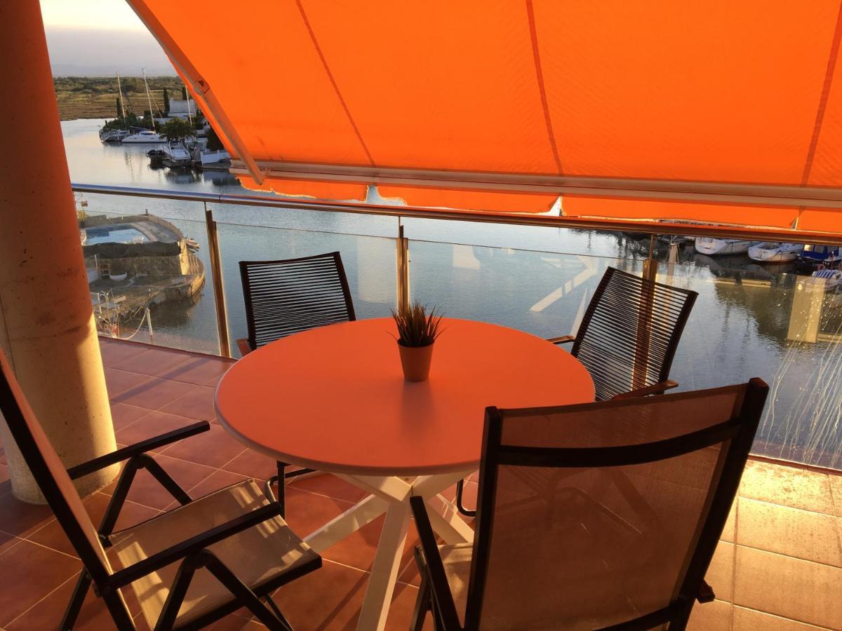 Vue Panoramique Sur La Mediterrannee, Appartement Sur Canal & Proche Plage Roses Bagian luar foto