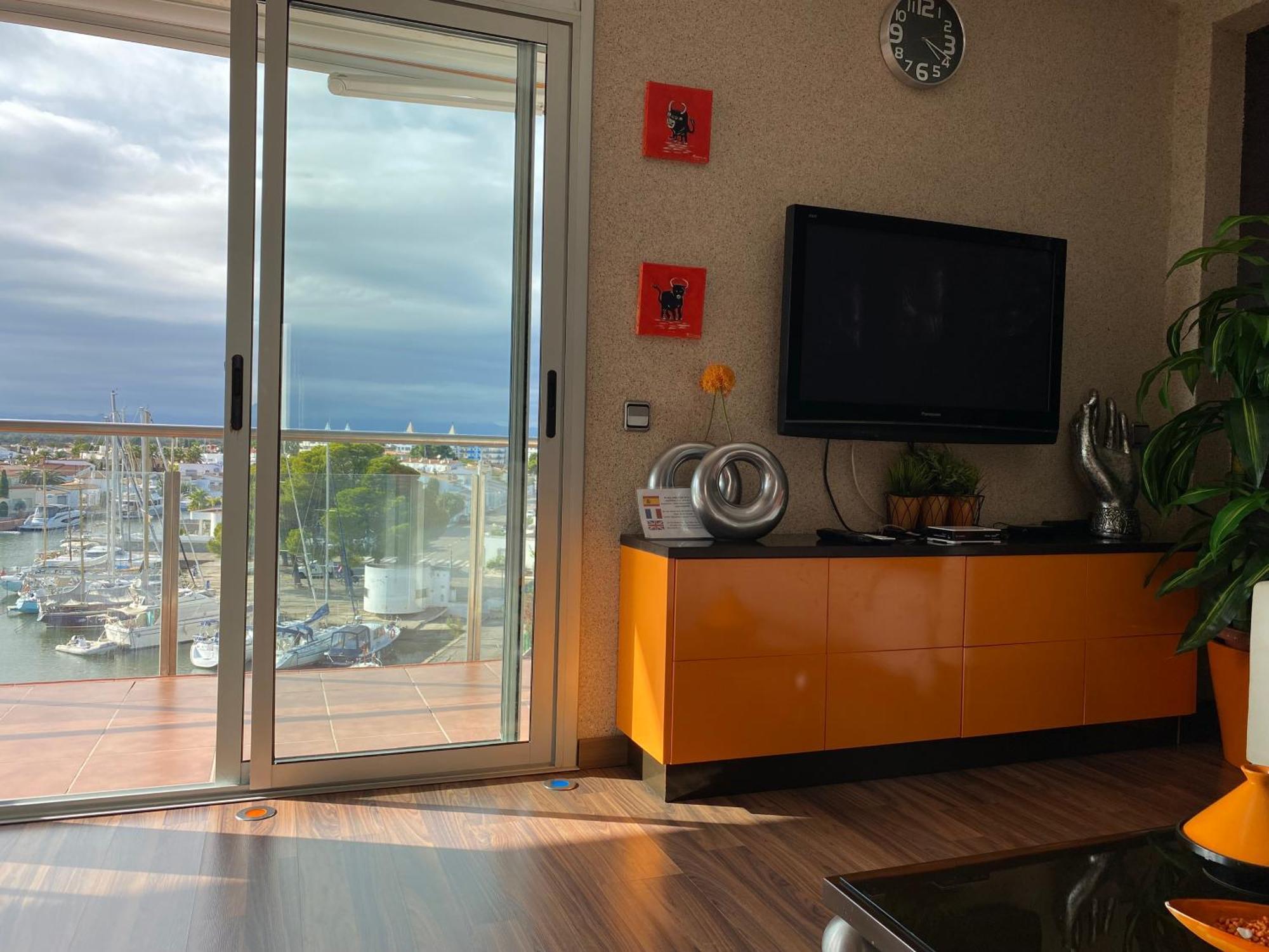 Vue Panoramique Sur La Mediterrannee, Appartement Sur Canal & Proche Plage Roses Bagian luar foto